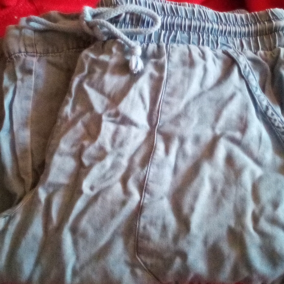 Denim linen pants size M - Picture 2 of 3